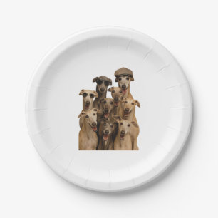 Greyhound pappteller