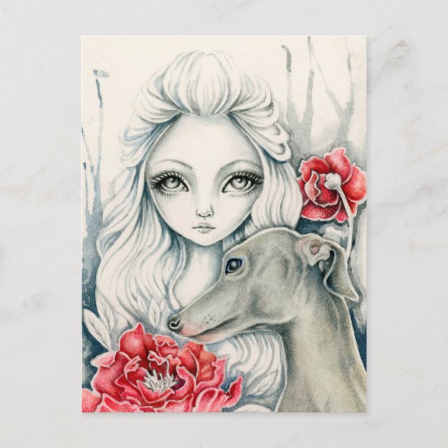 Greyhound - Postkarte (Vorderseite)