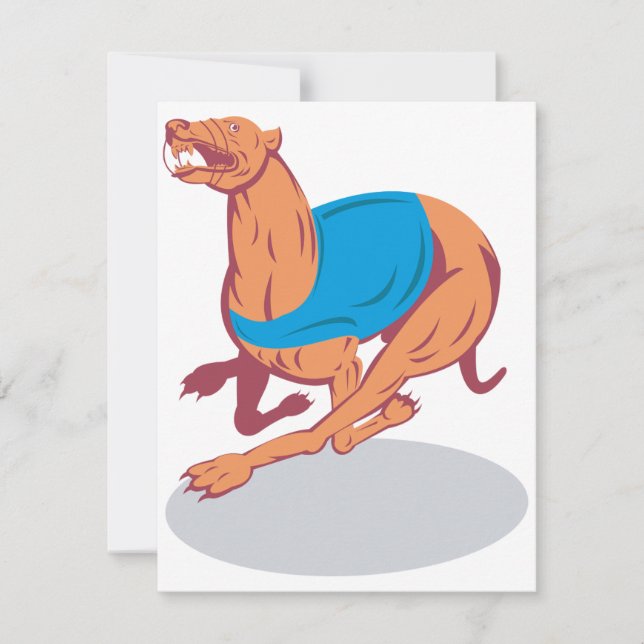 Greyhound Racing Einladungen (Vorderseite)