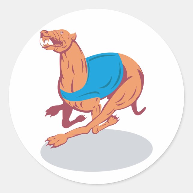 Greyhound Racing Stickers (Vorderseite)