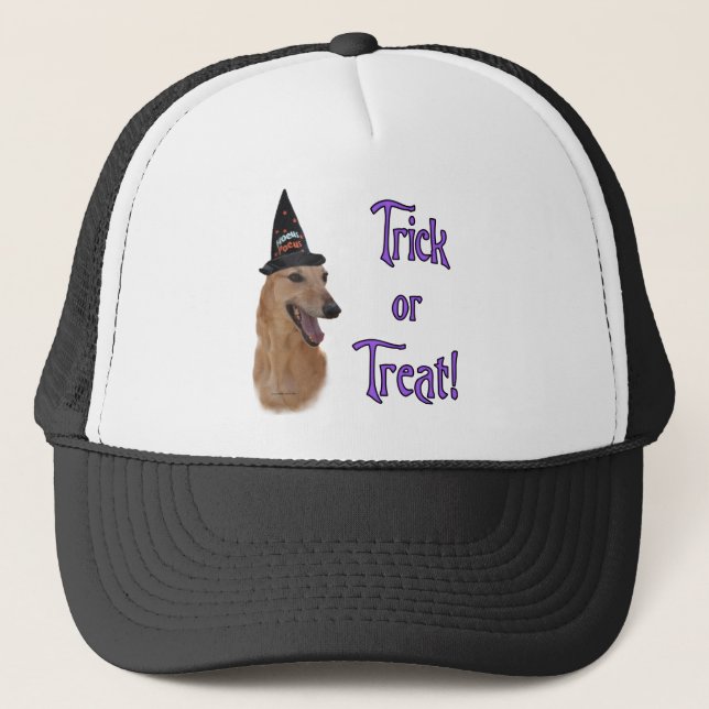 Greyhound (rot) Trick Truckerkappe (Vorderseite)