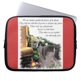 Greyhound Summer Garden Laptopschutzhülle