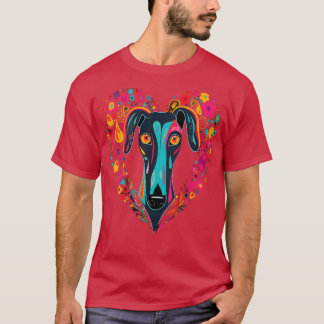 Greyhound Valentinstag T-Shirt