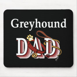 Greyhound Vater Geschenke Mousepad