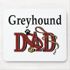 Greyhound Vater Geschenke Mousepad