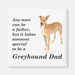 Greyhound Vater Magnet