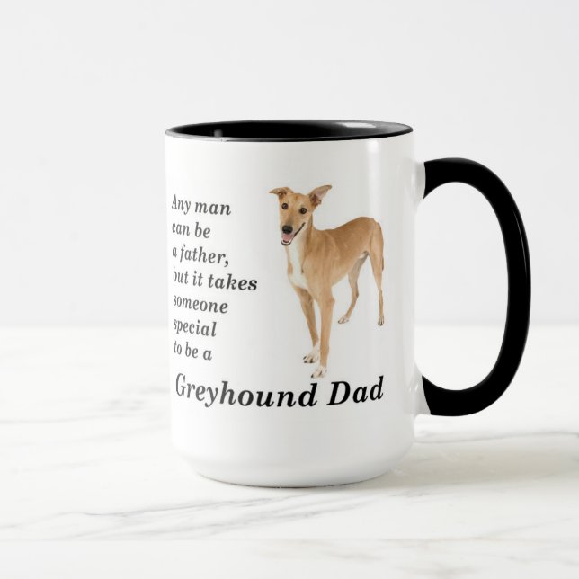Greyhound Vater Tasse (Rechts)