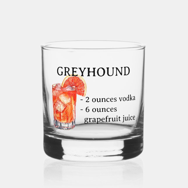 Greyhound Vodka Rezept Cocktail Whiskyglas (Vorderseite)