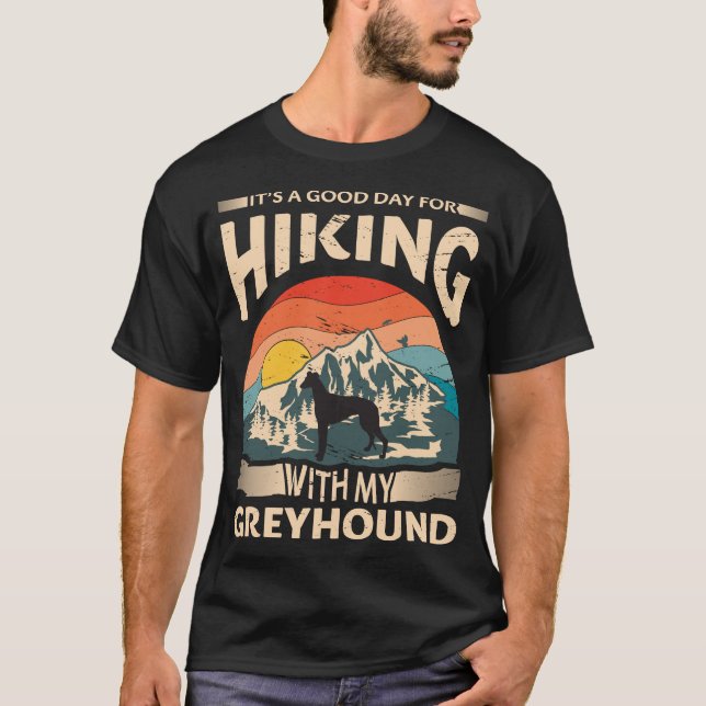 Greyhound Wandern T - Shirt (Vorderseite)