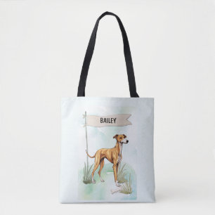 Greyhound-Wasserfarbe Personalisierter Hund