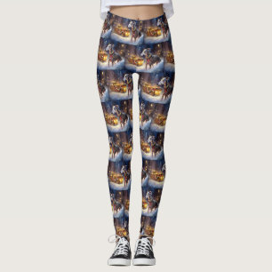 Greyhound Weihnachtsfestliche Jahreszeit Leggings