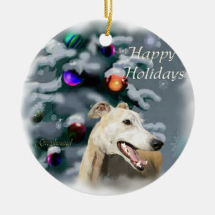 Greyhound Weihnachtsgeschenke Ornament