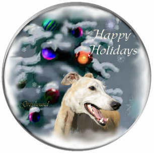 Greyhound Weihnachtsgeschenke Ornament Fotoskulptur Ornament