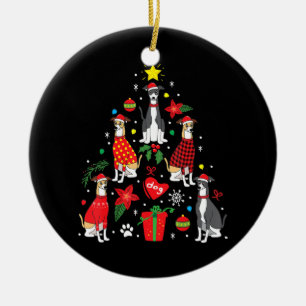 Greyhound Weihnachtsschmuck Tree Hund Mama