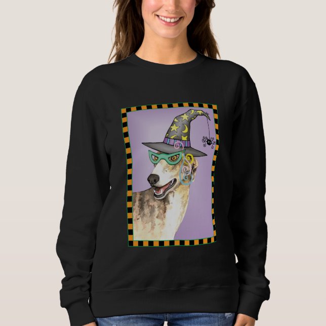 Greyhound Witch Sweatshirt (Vorderseite)