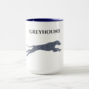 Greyhound zwei Tasse. Tasse