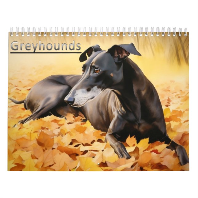 Greyhounds-Kalender, jedes Jahr Kalender (Titelbild)
