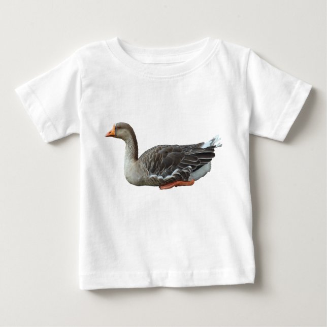 Greylag Swan Goose Cross Baby T-shirt (Vorderseite)