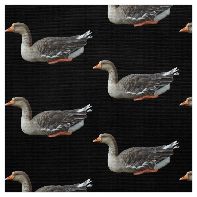 Greylag Swan Goose Cross Stoff (Muster)