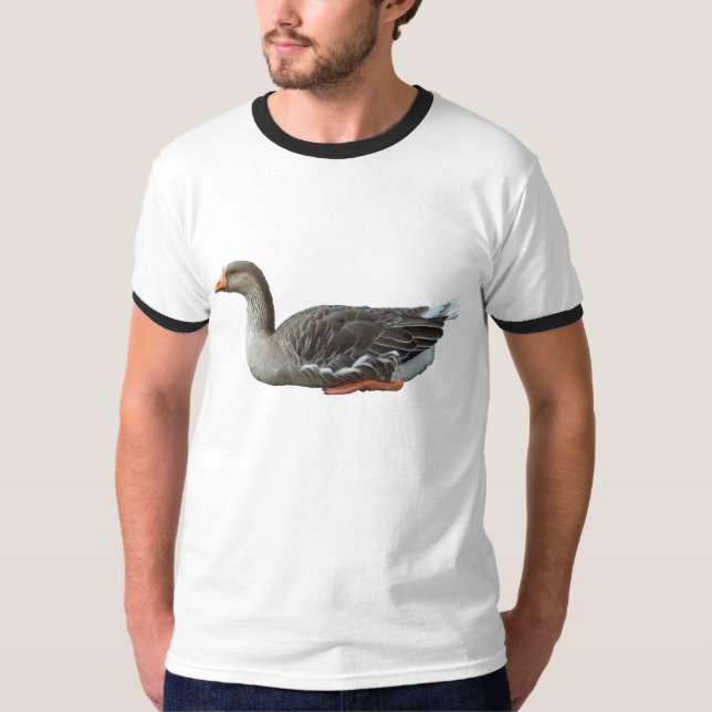 Greylag Swan Goose Cross T-Shirt (Vorderseite)