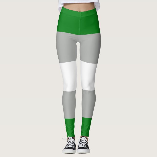 Greyromantischer Stolz Leggings (Vorderseite)