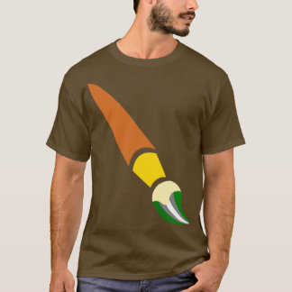 Greyromantisches Pinselstrich-Flag T-Shirt