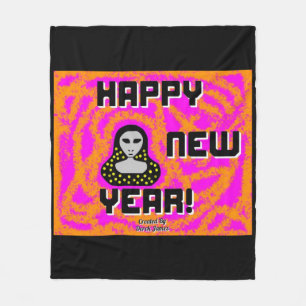 Greys New Year wünscht Medium Fleece Blanket
