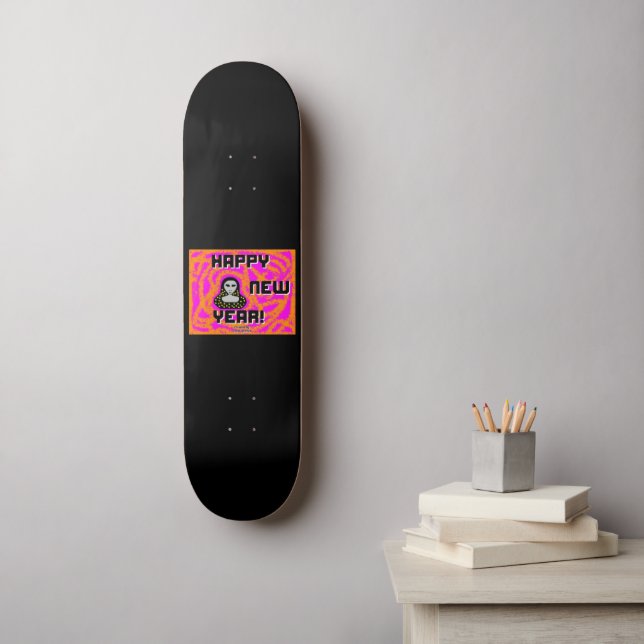 Greys New Year wünscht Skateboard (Wandkunst)