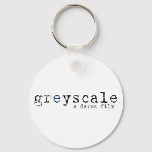 Greyscale Schlüsselanhänger - Weiß