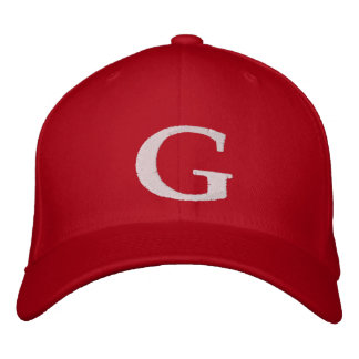 Greyson's Red Hat ___________ Bestickte Baseballkappe