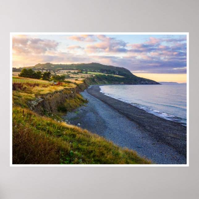 Greystones Beach Poster | Irland Küstenposter (Vorne)