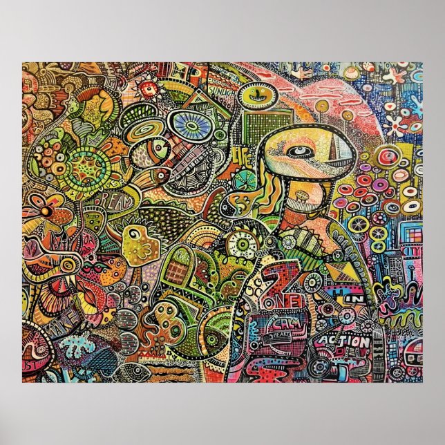 GRFAFITTI-MY WORLD POSTER (Vorne)