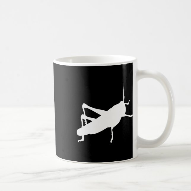 Grhopper Grille - Insekt Käfer Niedlich Lustig  Kaffeetasse (Rechts)