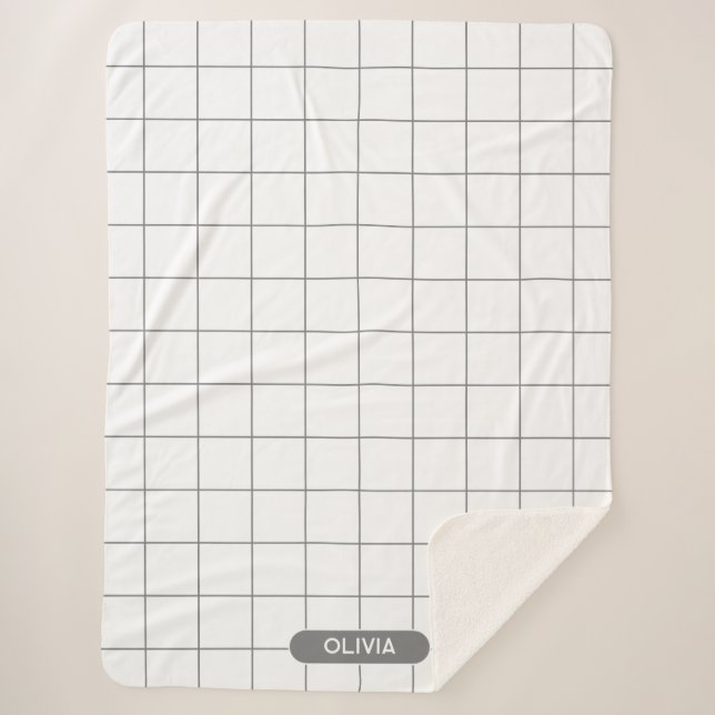 Grid Gray Sherpadecke (Vorderseite)