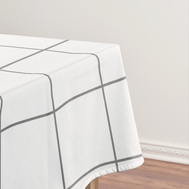 Grid Gray Tischdecke (Beispiel)
