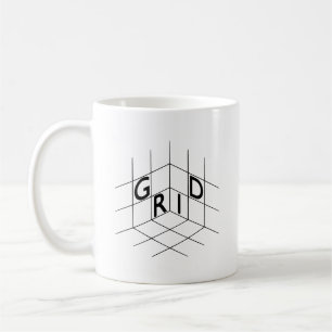 GRID-Kaffee-Tasse Kaffeetasse