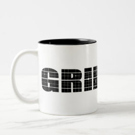 Grid Life Zweifarbige Tasse