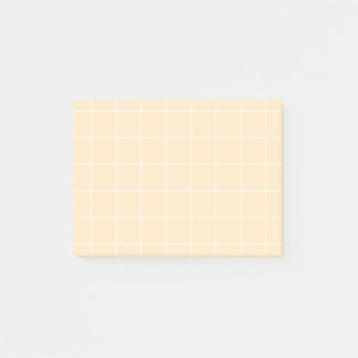 Grid paper: minimalist grid (vanilla) post-it klebezettel