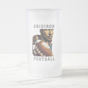 Gridiron Football Mattglas Bierglas
