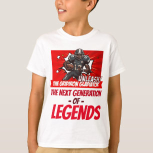 Gridiron Gladiator #34 von [Team Name] - Anpassbar T-Shirt
