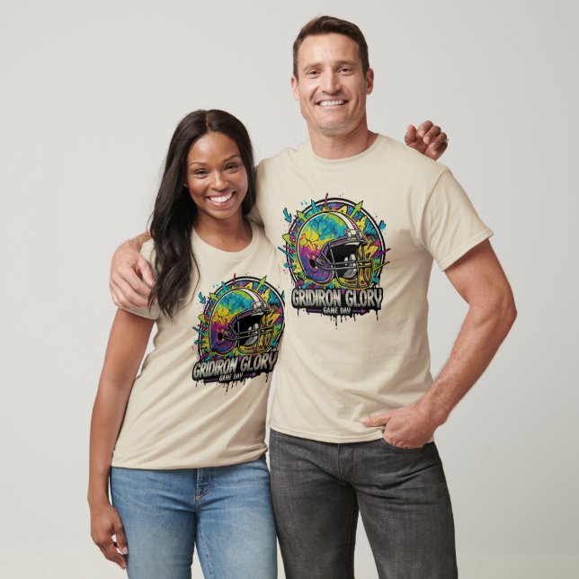 Gridiron Glory Retro-Fußballspiel-Vibes T-Shirt (Unisex)