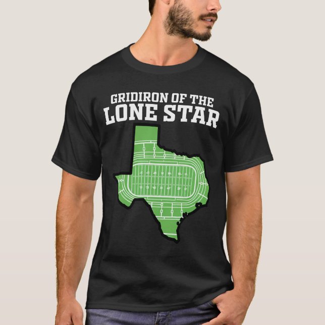 GRIDIRON OF THE LONE STAR - DALLAS FOOTBALL T-Shirt (Vorderseite)