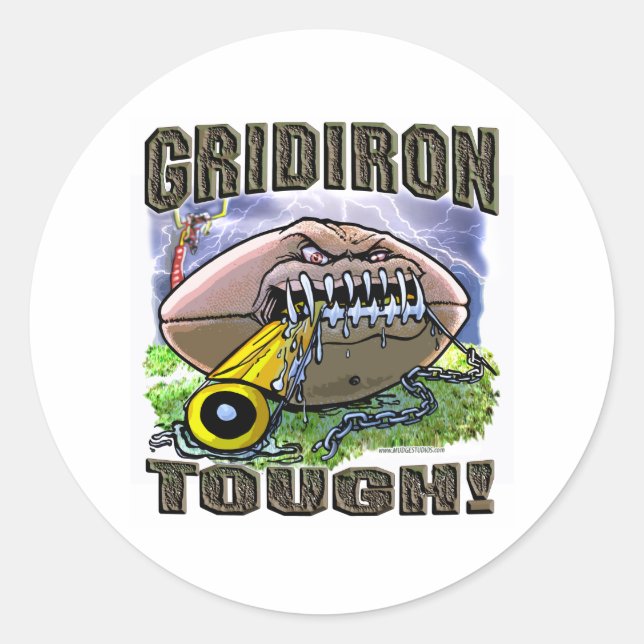 Gridiron Tough! Aufkleber (Vorderseite)