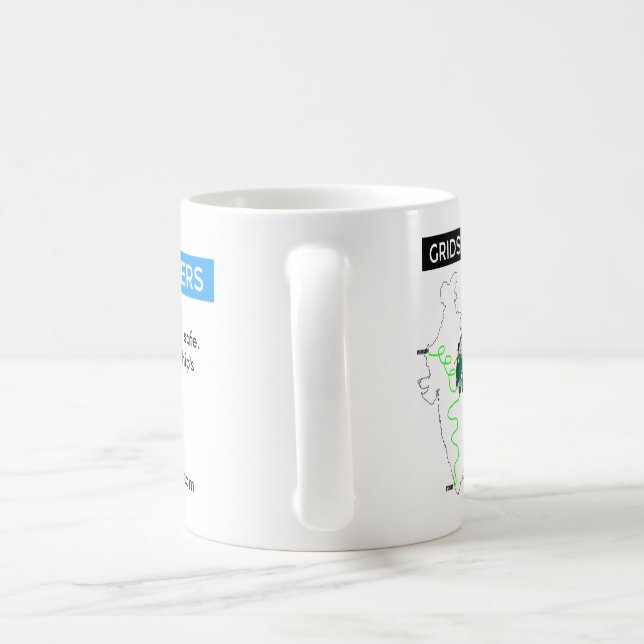 GRIDSKIPPERS Tasse mit Karte und Sponsoren (Henkel)