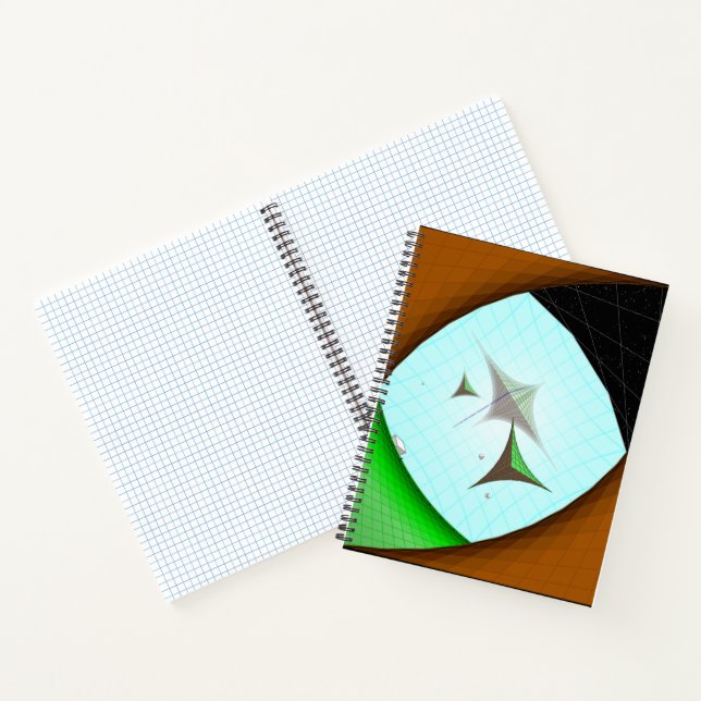 Gridworld - Grafik-Papier-Notebook Notizbuch (Innenseite)