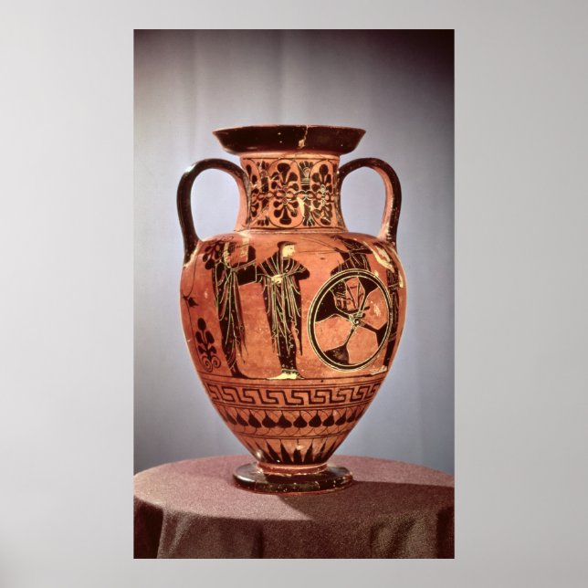Grieche Amphora Poster (Vorne)