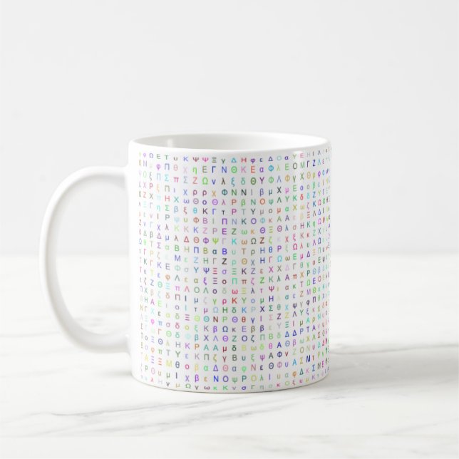 Grieche beschriftet Tasse 11oz (Links)