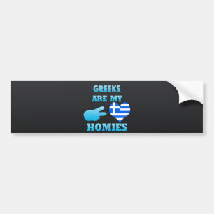 Grieche ist mein Homies Autoaufkleber