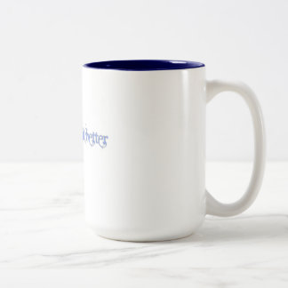 Grieche verbessert es zweifarbige tasse