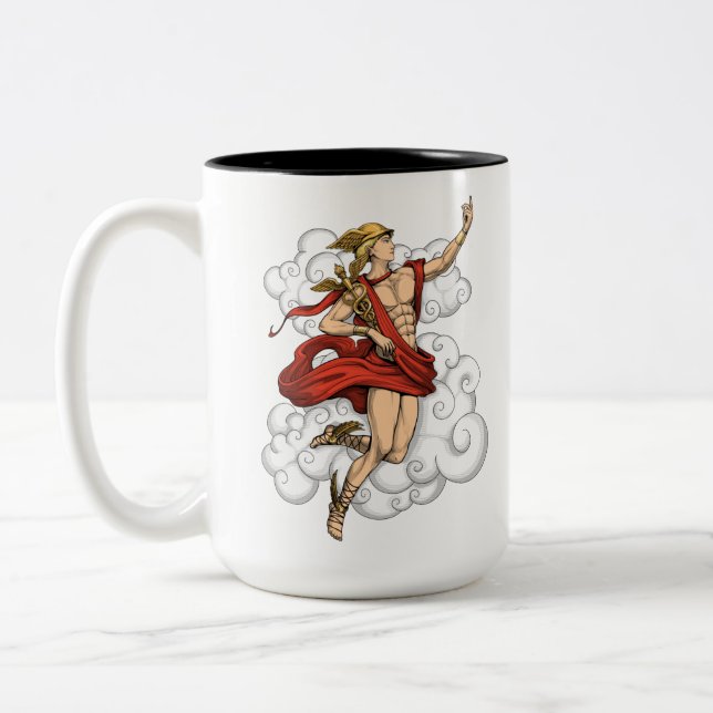 Grieche Zweifarbige Tasse (Links)